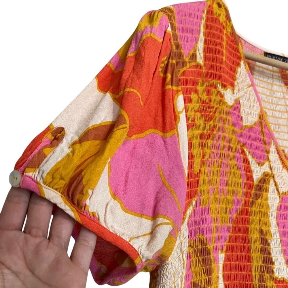 Mister Zimi Summer Cecile Maxi Dress in Tahiti Print Size 16 - Picture 6 of 12